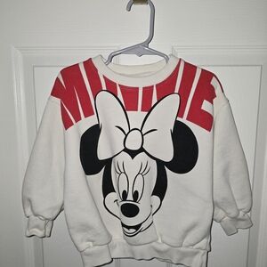 Zara Toddler Minnie Mouse Sweatshirt - 4T